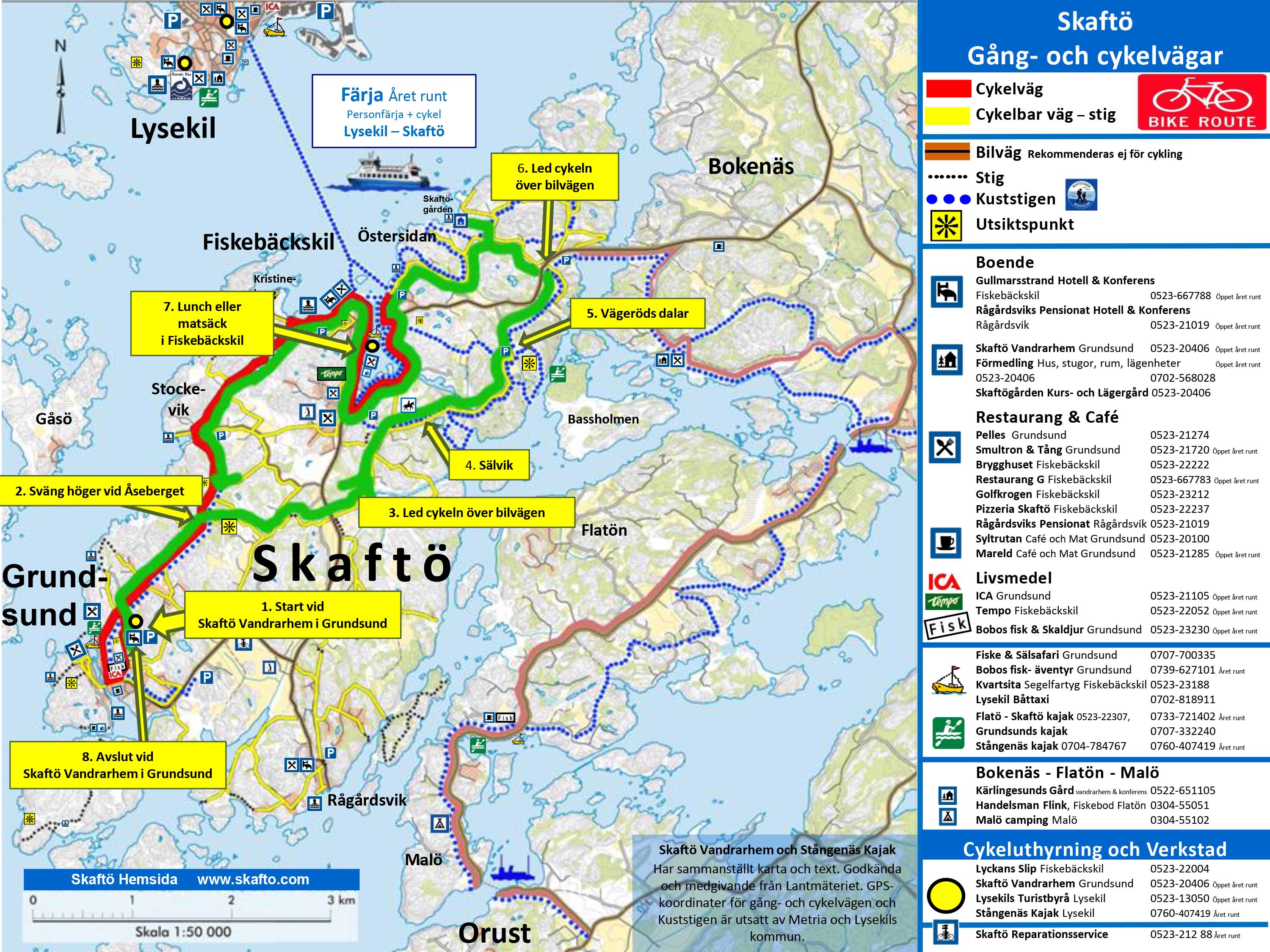 Cykla Skaftö runt från Grundsund